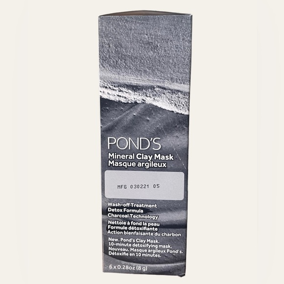 Pond's Pure Detox Mineral Clay Mask - 6pcs x 0.28oz/8g - Picture 5 of 7